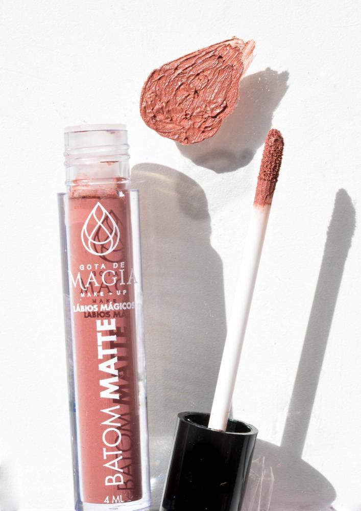 Batom Matte Líquido Gota De Magia Vitamina E - Bonita e Saudável! - Bishopen