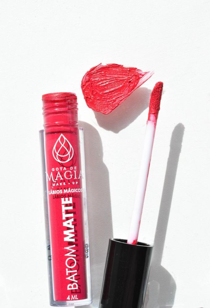Batom Matte Líquido Gota De Magia Vitamina E - Bonita e Saudável! - Bishopen