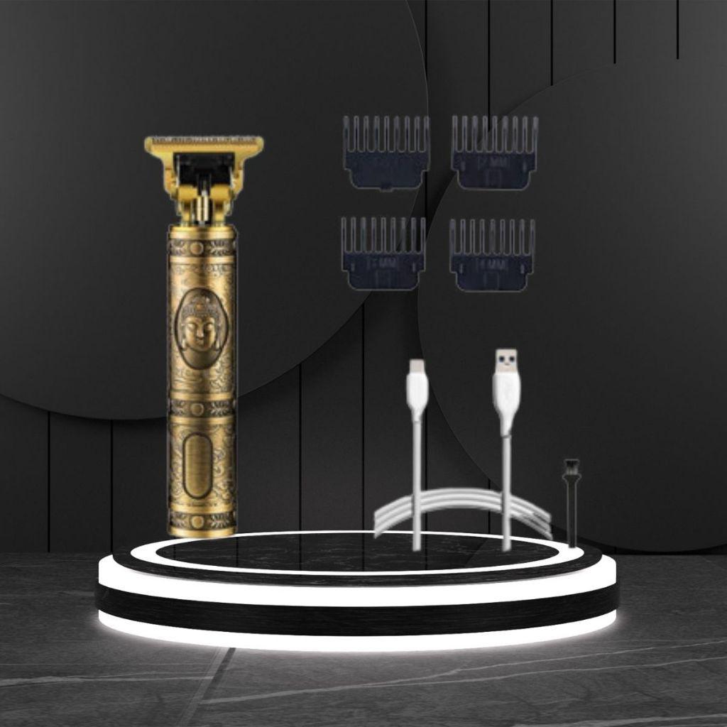 Máquina Profissional de Aparar Cabelo e Barba Trimmer Dragão Usb - Bishopen