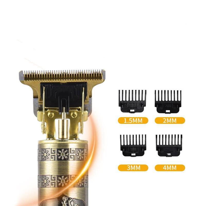 Máquina Profissional de Aparar Cabelo e Barba Trimmer Dragão Usb - Bishopen