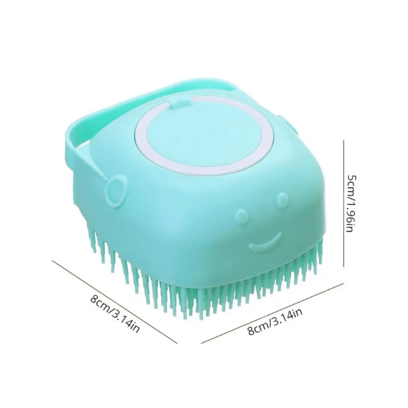 Escova Banho Massagem Pet com Dispenser - Seu Pet Saudável! - Bishopen