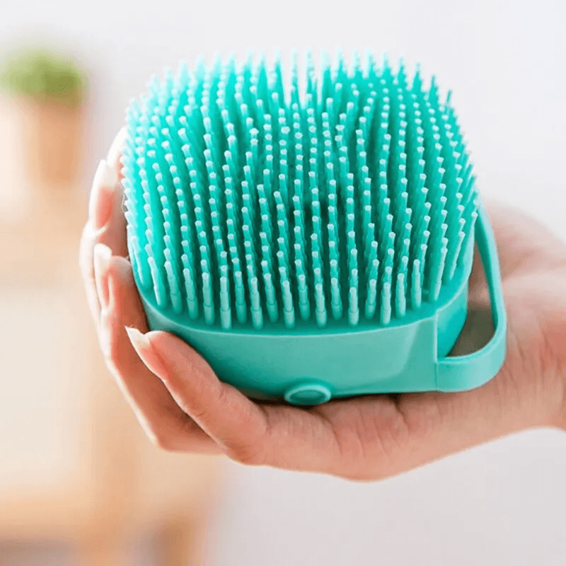 Escova Banho Massagem Pet com Dispenser - Seu Pet Saudável! - Bishopen