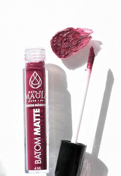 Batom Matte Líquido Gota De Magia Vitamina E - Bonita e Saudável! - Bishopen