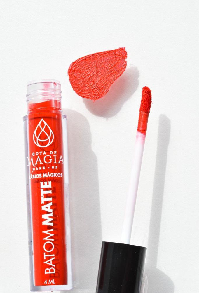 Batom Matte Líquido Gota De Magia Vitamina E - Bonita e Saudável! - Bishopen