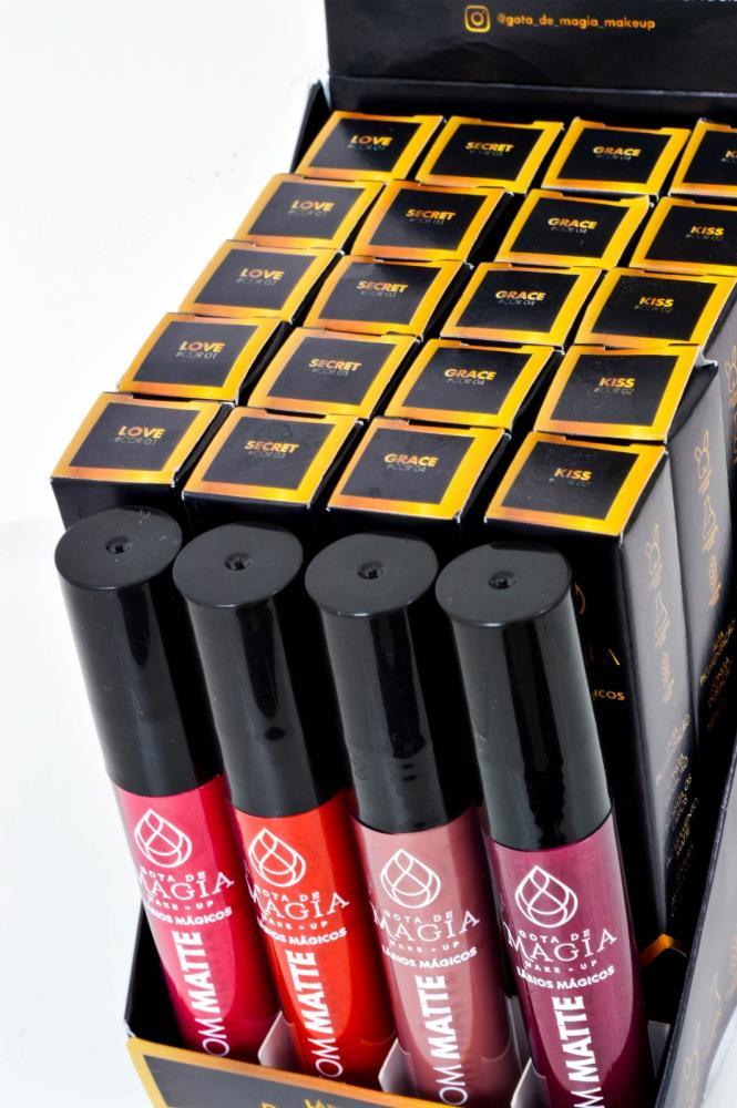 Batom Matte Líquido Gota De Magia Vitamina E - Bonita e Saudável! - Bishopen