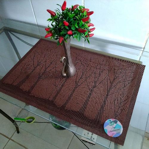 Jogo Americano Decorativo Solitário Retangular 45cm em PVC - Bishopen
