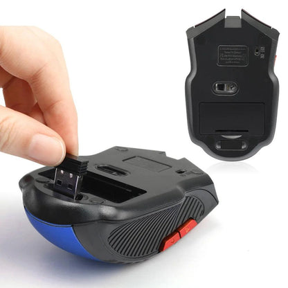 Mouse PC Gamer Wireless 6 Botões 2.4g 1600 Dpi - Conecting! - Bishopen