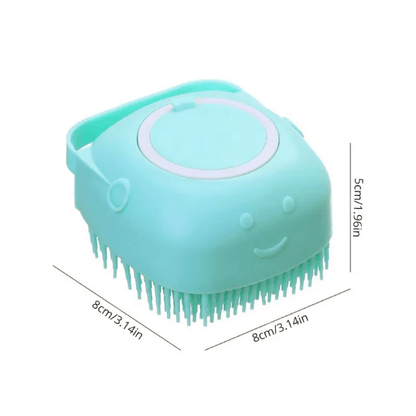 Escova Banho Massagem Pet com Dispenser - Seu Pet Saudável! - Bishopen